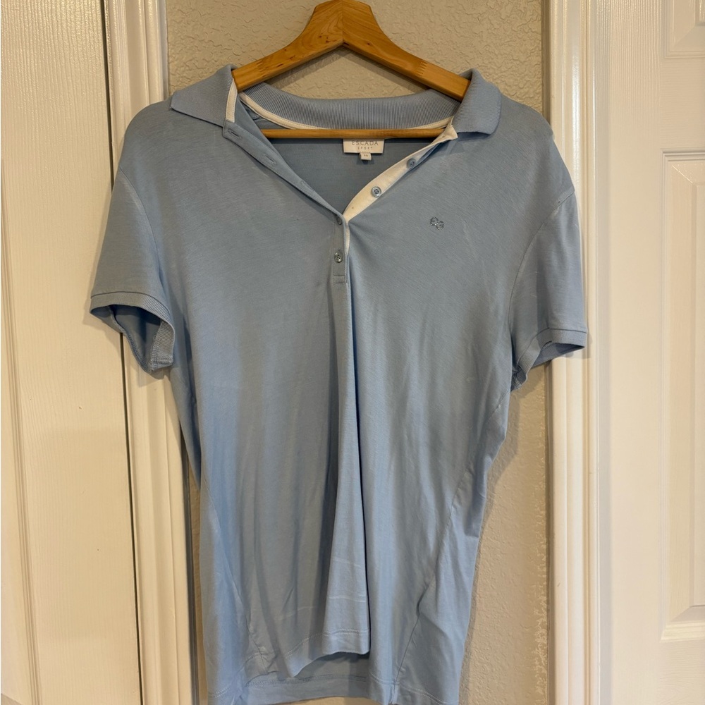 Escada Sport Vintage light blue collared shirt